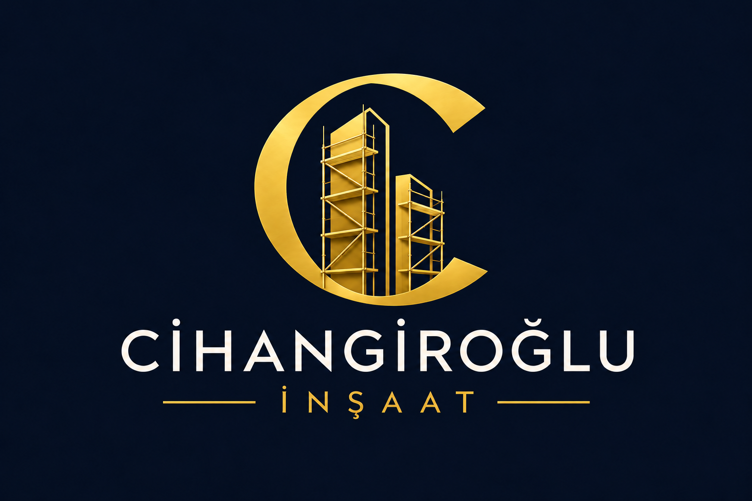 Cihangiroğlu İnşaat — iskeleli C logosu